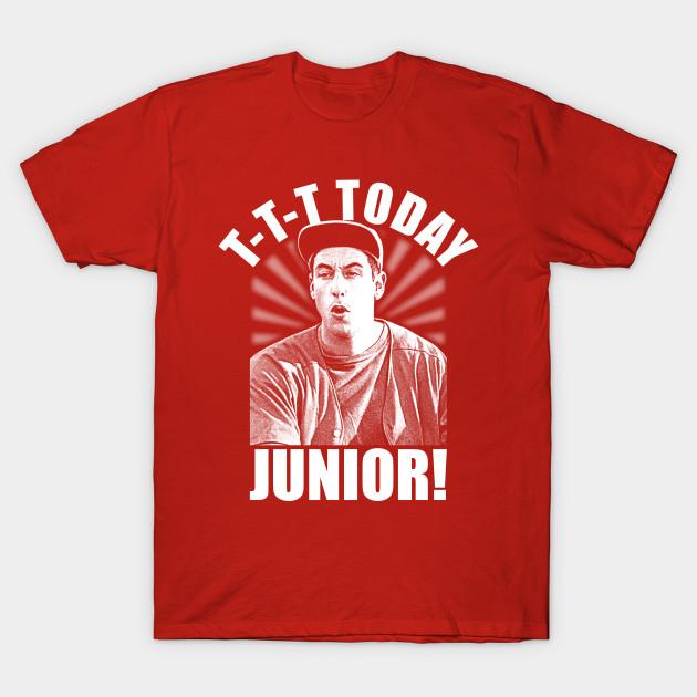 Men Black Print T-shirt Today Junior! Billy Madison No-Cut Transfer Paper Print Cotton Tshirt S красный