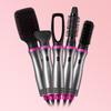 Cross-Border 5-in-1 Multifunctional Hot Air Comb Set: Curling & Straightening Ceramic Hair Styler