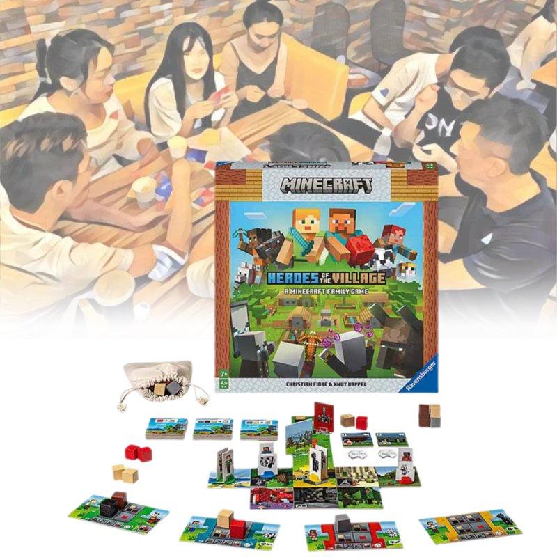 Minecraft Card Board Games Family Entertainment Multiplayer Party Activity Item