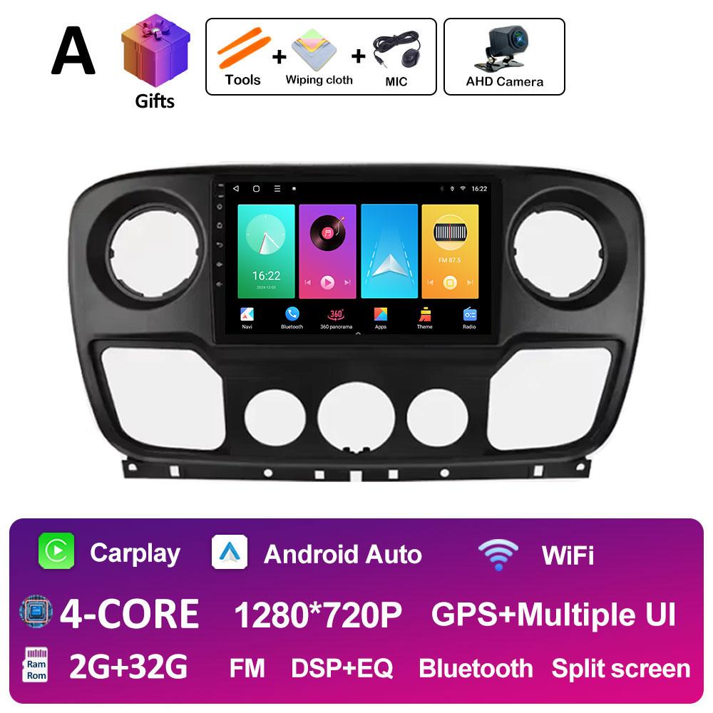 For Renault Master Lll 3 2011 - 2021 GPS Navigation Car Radio Video Multimedia Player Android 14 WIFI Wireless Carplay Head Unit