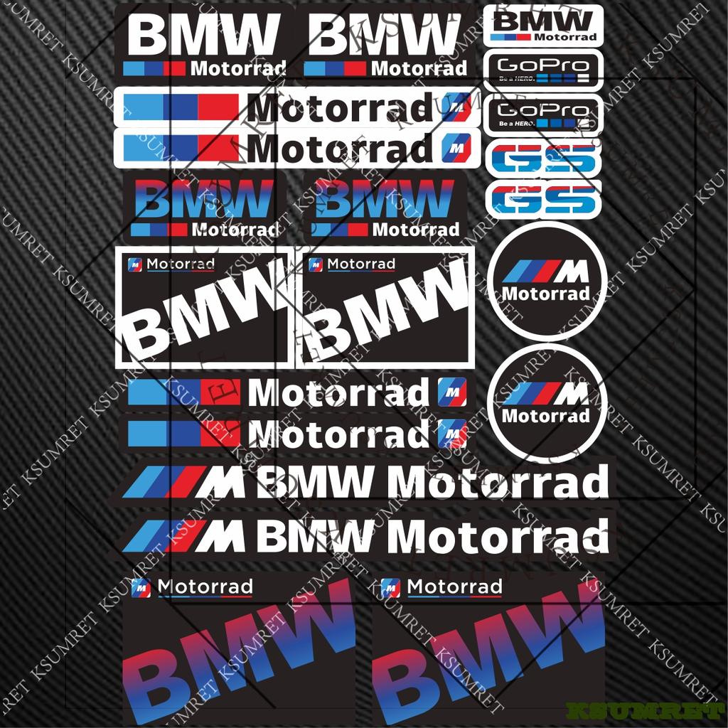 For Bmw Sticker Decal Motorcycle Tank Helmet Logo Set g1