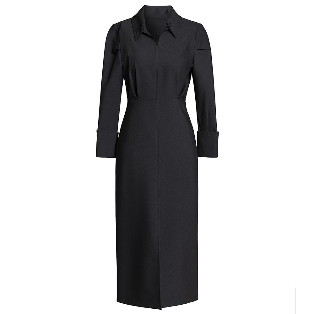 Zhili Elegantní zeštíhlující dlouhá sukně - Jarní kolekce 2025 pro formální příležitosti