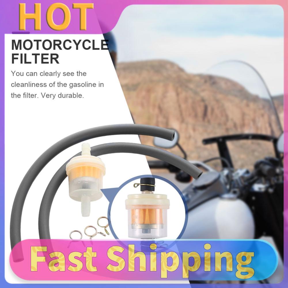 Gasoline Cleaner Universal Petrol Pipe Filter Fuel Oil Filter Pipe for 125 100 70cc Petrol Engine for ATV Dirt Bike Kart Scooter