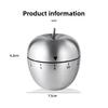 Creative Kitchen Mechanical Timer Egg-Shaped Timer 60 Minutes Student Timer Baking Cooking Reminder