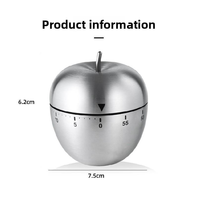 Creative Kitchen Mechanical Timer Egg-Shaped Timer 60 Minutes Student Timer Baking Cooking Reminder