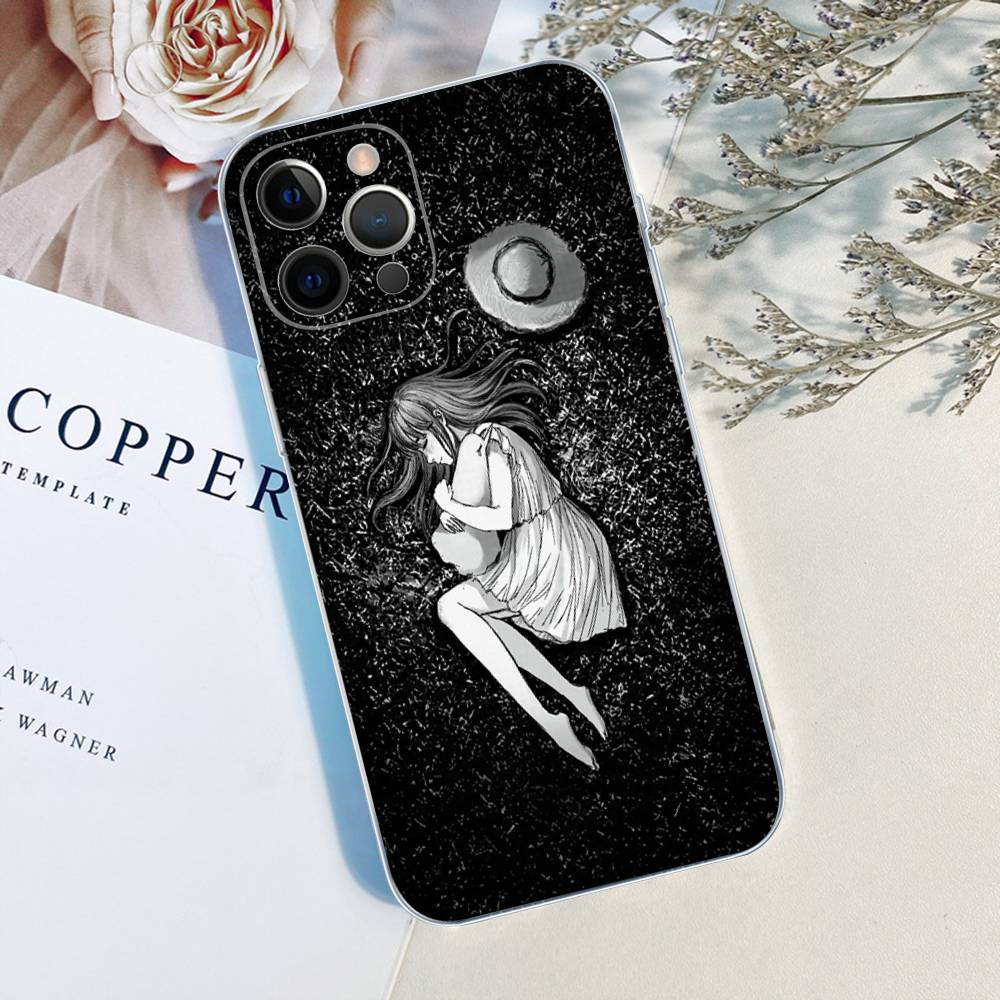 Cartoon Goodnight P-Punpun TPU Silicone Case For IPhone 11 12 13 14 15 16 17 Pro Max Shockproof Clear Back Cover
