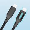 240W USB2.0 Type C to Type C Cable 480Mbps Charging & Data Cable LED Display PD3.1 48V5A for Phone Tablets Charging