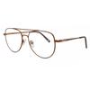 Full Rim Pilot Brown Smartbuy Collection Magnus 889a Fashion Unisex Eyeglasses