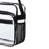 Schultertasche Transparent Große Kapazität Zwei Fächer Verstellbarer Schultergurt Separate Taschen Aufbewahrung Tragbar Crossbody Tasche Handtasche Outdoor