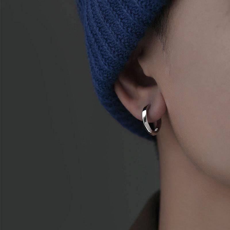 Korean Style Single Hip Hop Earrings For Men Women Students Simple