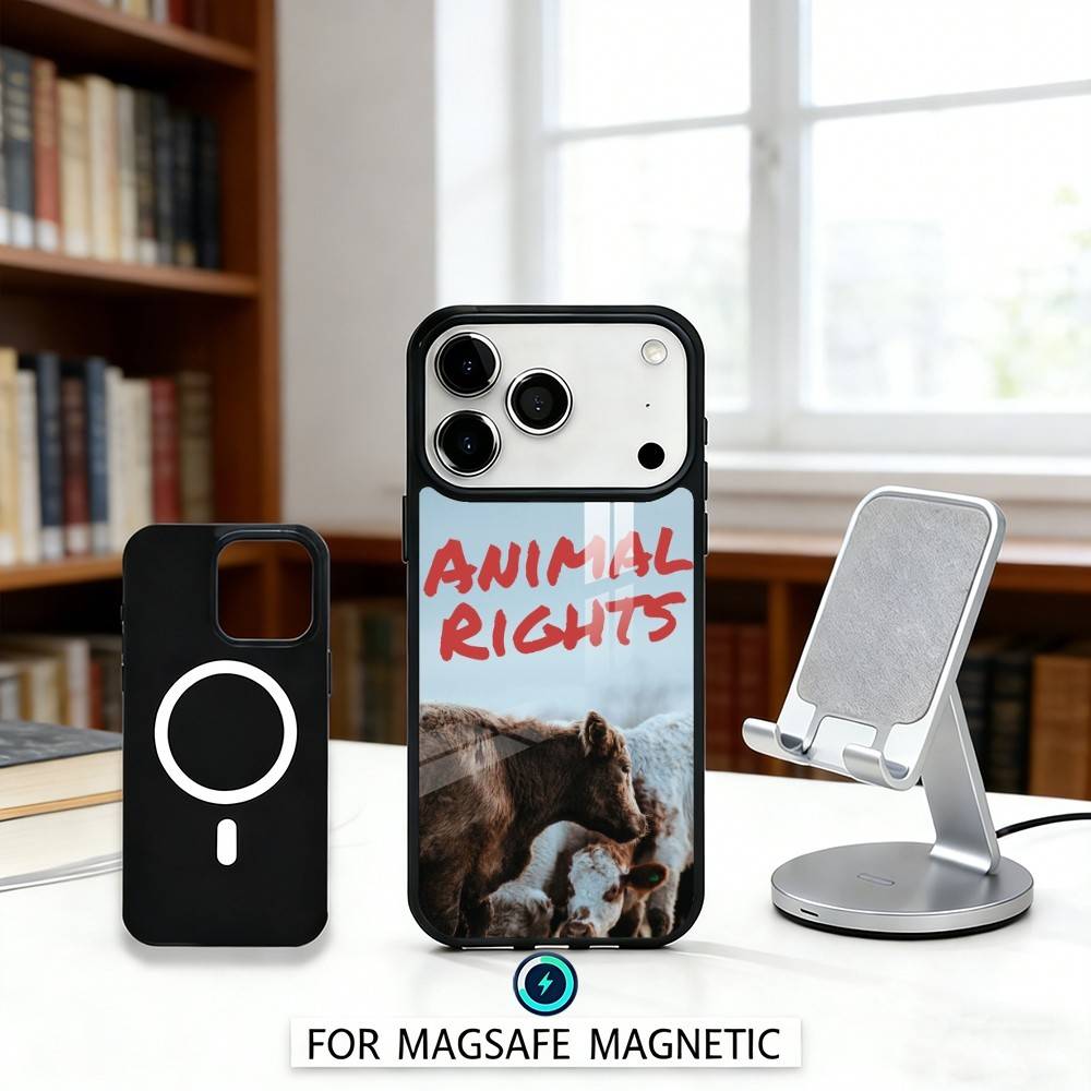 Protect Wild Animals Phone Case For iPhone17,16,15,14,13,12,Pro,Max,Magnetic For Magsafe Wireless Charging