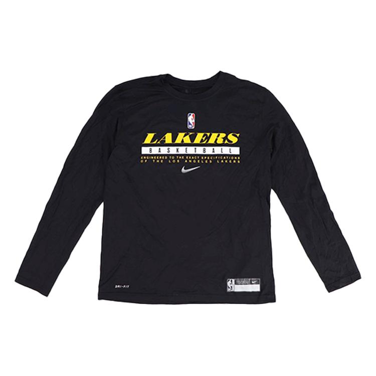 Nike NBA T Shirts Men's Black Crew Neck Moderate Straight Fit CK8319-010