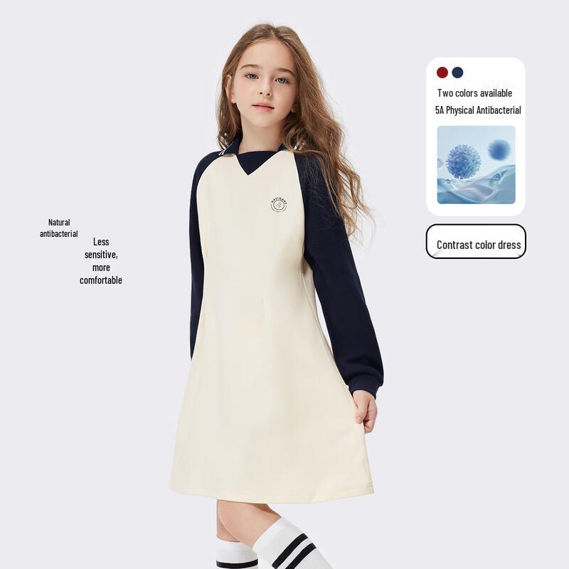 Navigare Girls  School Style Sailor Polo Dress 140