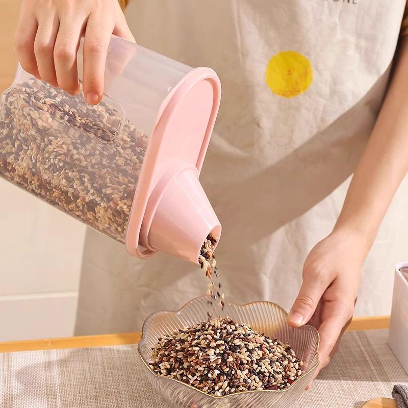 24-Piece Kitchen Grain Storage Set: Insect & Moisture-Proof Sealed Rice Buckets