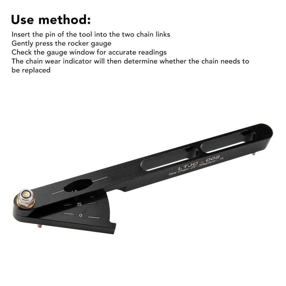 Easy to Use Bicycle Chain Wear Indicator Aluminum Alloy Bicycle Chain Gauge  Mountain Bike