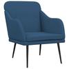 Armchair Blue 63x76x80 Cm Fabric\