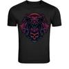 Three Head Wolf Skull T-Shirt - Dark Fantasy Beast Graphic Tee