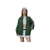 Li Ning Sports Lifestyle Serie Fleece Baseballkragen Logo Jacke Unisex Jacke AWDVC91-3