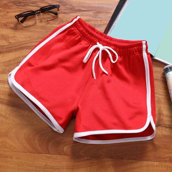 Sommer Herren Sportshorts Schnelltrocknend Atmungsaktiv Fitnessstudio Workout Kurze Hosen Elastischer Bund Kordelzug Athletisch Laufen Fitnessshorts