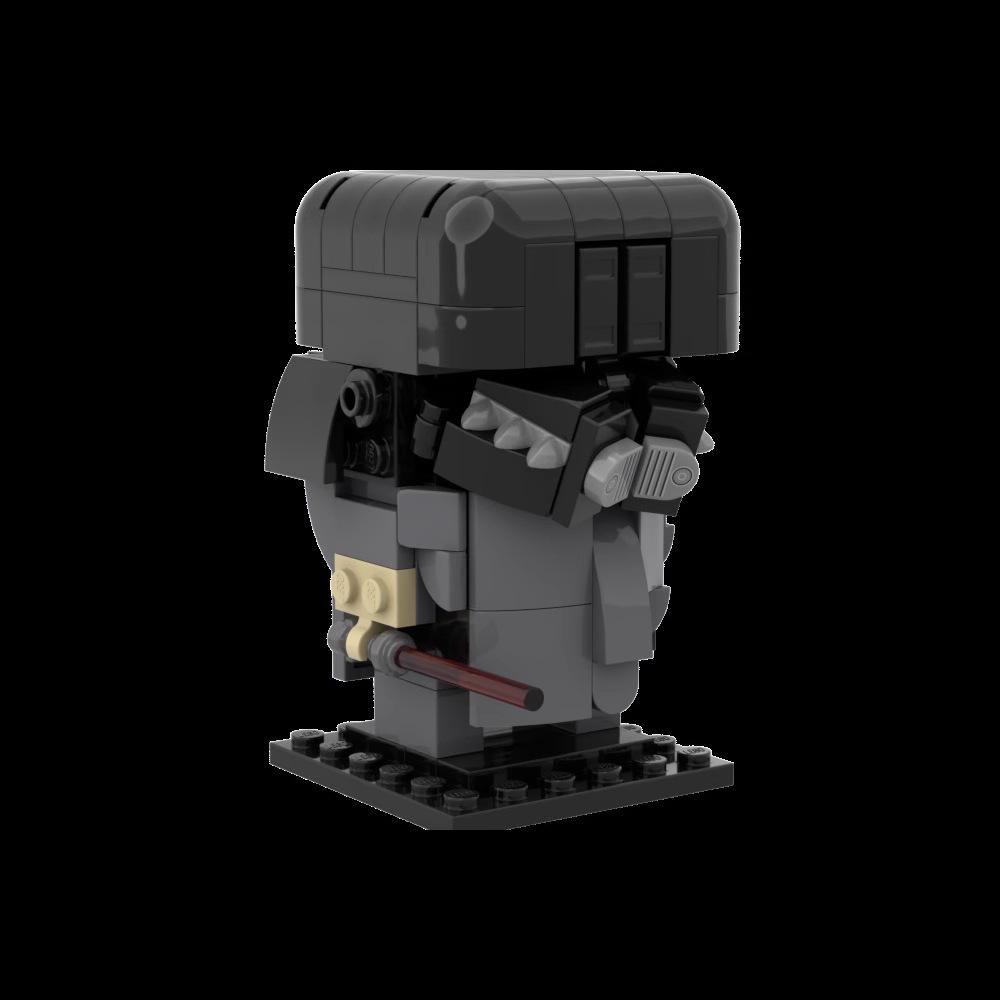 

Квадратноголовый MOC-совместимый Дарт Улыбки/Смайло Рен Миньон Строительные блоки
