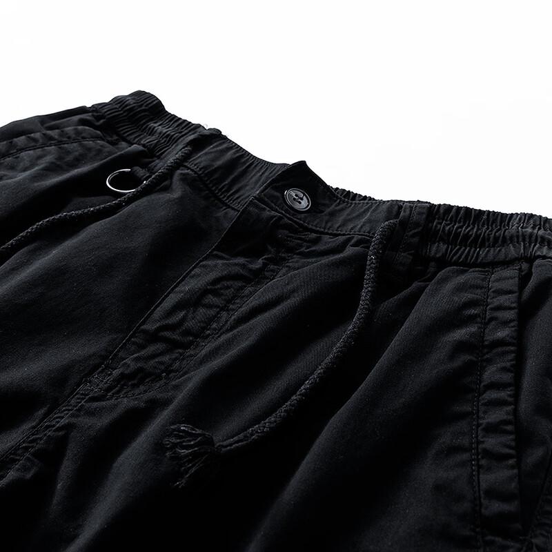 DeMana Men's Street Style Drawstring Cargo Shorts