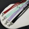 Colier choker cu mărgele din oțel titan, simplu, cu șnur din piele întoarsă, lanț pentru claviculă, bijuterii de petrecere, colier guler dulce și cool