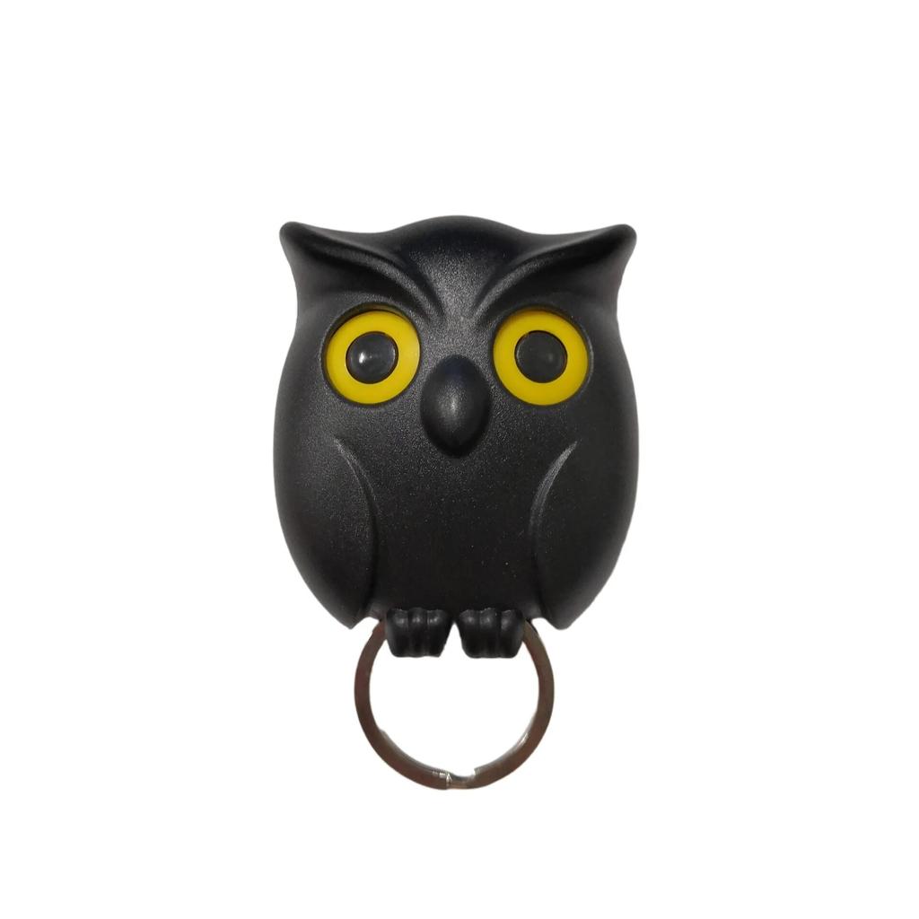 1pc Household Owl Key Hook Entrance Foyer Wall Hanging and Non Punching Storage Key Hook