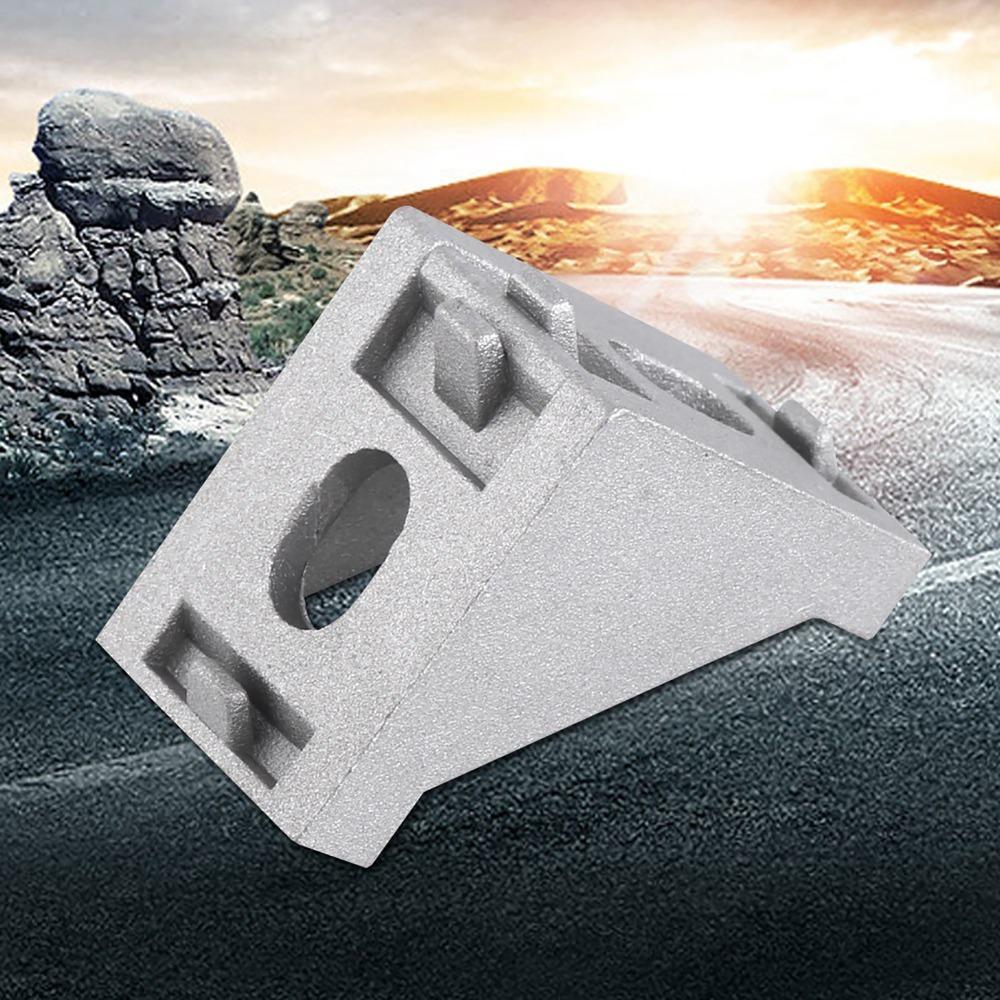 10pcs Silver Corner Bracket Aluminum Alloy L Shape Bracket Aluminum Extrusion Profile