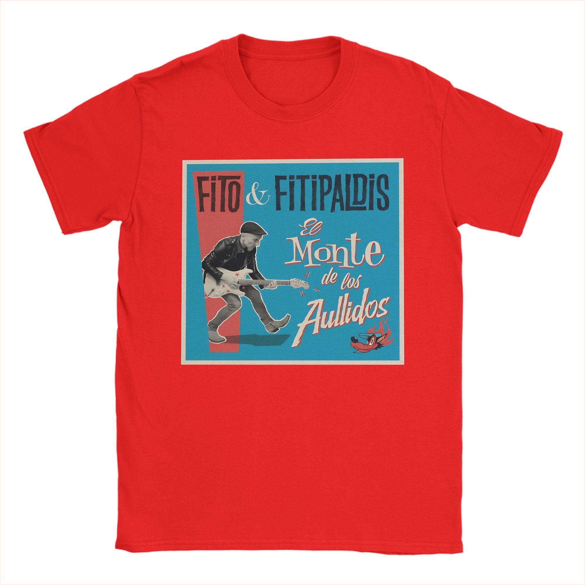 

TShirt Summer Fito Fitipaldis El monte de los aullidos album T Shirts Cotton Tshirt for Men Y2K Casual Short Sleeve Top Tees S