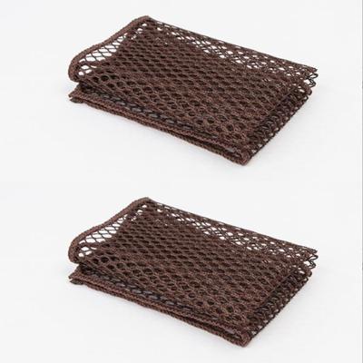 30x30cm Mesh Dish Cloth Set 2pc with Right Angle Overlock Stitching Durable Kitchen Cleaning Cloths for Dishwashing and Surface Wiping
