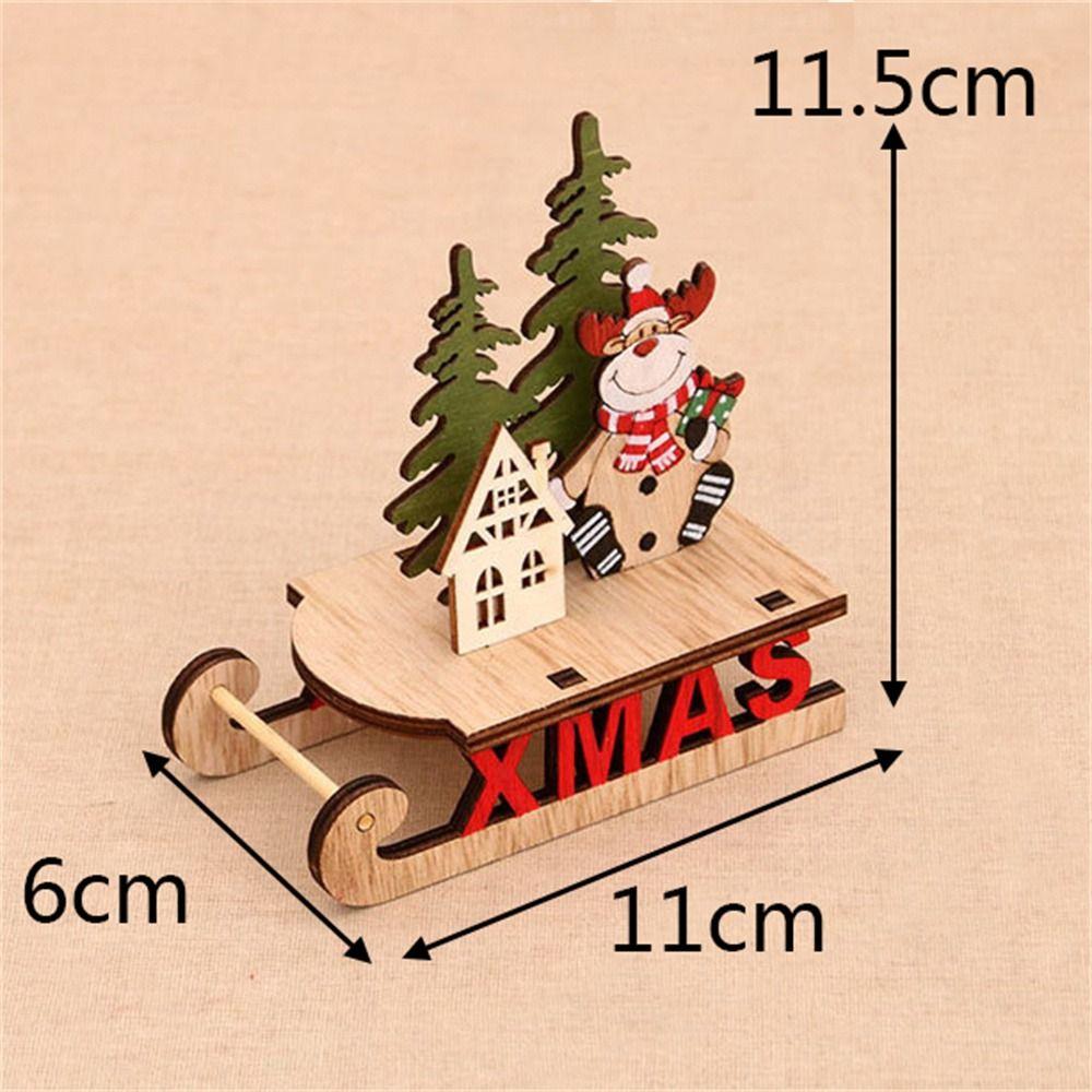 Tree Xmas Tree Ornaments Assembly Decorations Christmas Decorations Xmas Sled DIY Assembly