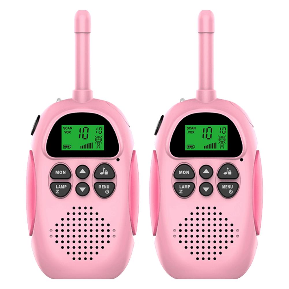2Pcs Kids Walkie Talkies Handheld Wireless Walkie Talkies 2 Way Radio Interphone 3KM Mini Toys Talkie-Walkie Boy Girl Gifts