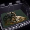 1pc Wolf Pack Cozy Moment Quiet Companion Pattern - Car Trunk Mat - Dustproof Durable Easy To Clean Fashionable and Elegant
