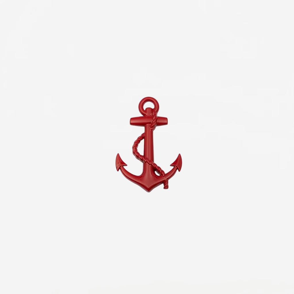 3D Metal Personality Car Stickers Boat Anchor Hooks Navy Emblem Grill Cross Badge Pirate Ship Car Body Sticker