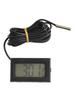 Waterproof Sensor Remote Thermometer LCD Up to 110°C Cable 2M Button Battery