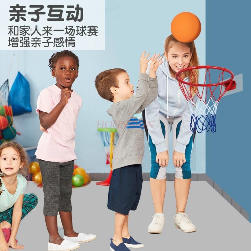Non Punching Silent Ball Solid Spring Outdoor Basketball Frame Hanging Type Children'S Indoor And Outdoor Hoop Household Basket
