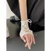 Harajuku Niche Y2k Sleeves Sexy Foreign Style DIY Straps Hand Sleeves Jk Girl Bare Fingers Cos Gloves Thin Summer