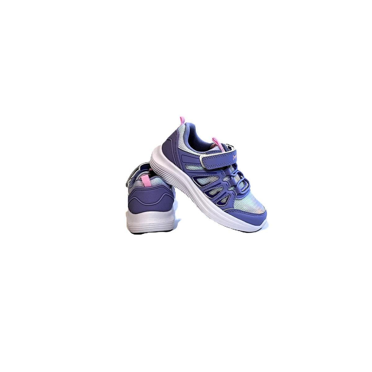 

Jump 29183 Lilac Beaded Velcro Very Light Girls Baby Sports Shoes 21