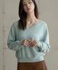 ATA Cadiz Wool Cashmere V-Neck Pullover_Sage Mint