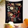 "Steampunk Gears and Explosive Art" Patterned Tapestry Home Decor, Suitable for Bedroom and Living Room, Gift