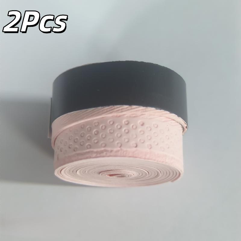 

2Pcs Tennis Racket Overgrip Sweat Band Absorption Grip Pu Badminton Racket Handle Grip Tennis Griptape Padel Racket Grip светло-розовый