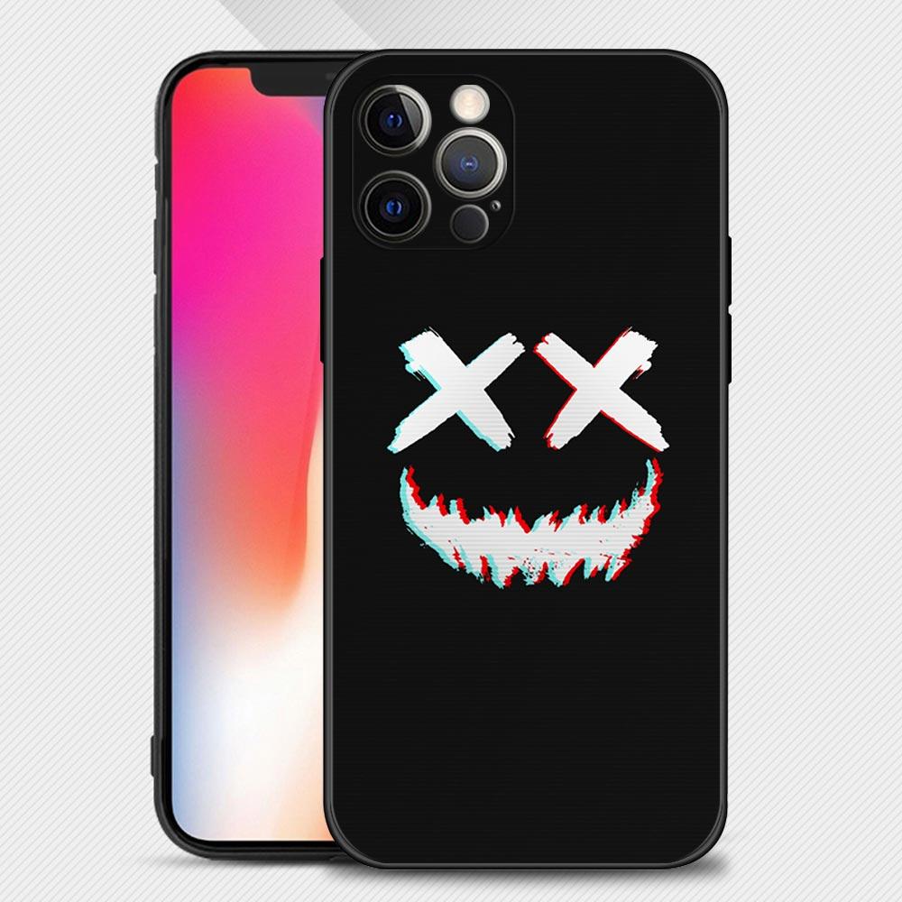 Scary Smile Skeleton Devil Case For Apple iPhone 14 13 12 11 Pro Max 13 12 Mini XS Max XR X 7 8 Plus 6 6S Silicone Shell