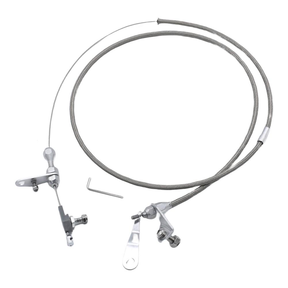 For Ford C6 For Ford C-6 Transmission Kickdown Cable Stainless Steel Precision Engineered High-strength Construction