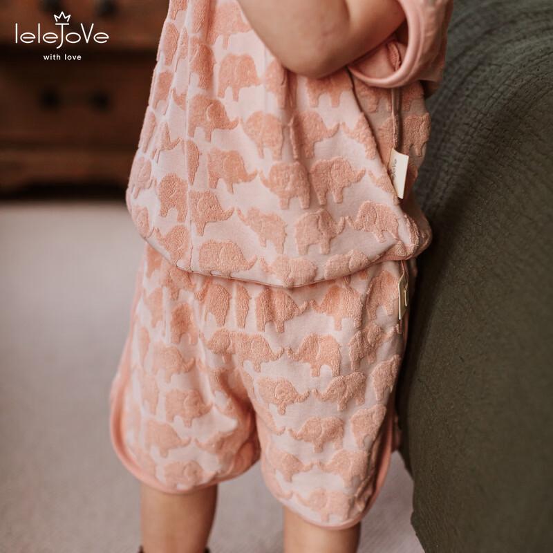 LELE JOVE Kids Jacquard Terry Shorts 90