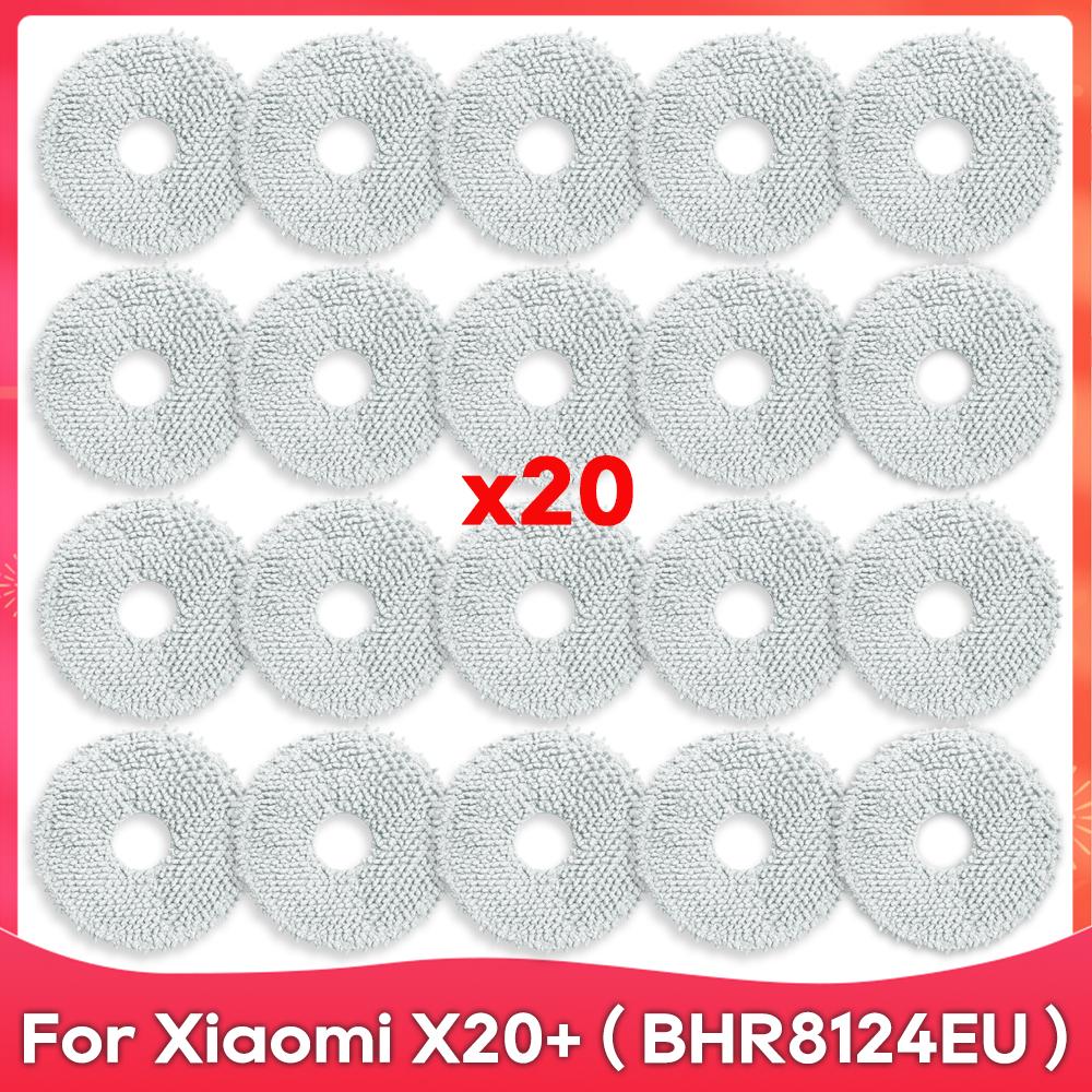 Fit For ( Xiaomi X10+ / X20+ / X20 Plus / BHR8124EU ) Accessory Part Main Side Brush Mop Dust Bag Filter Robot Vacuums Kit