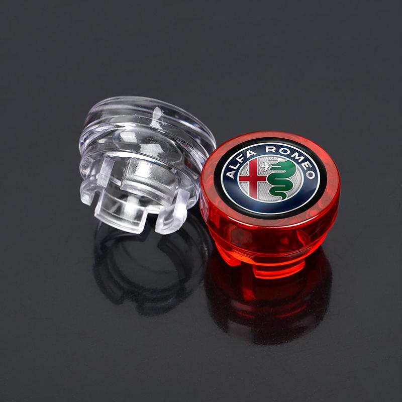 Car Cigarette Lighter Dustproof Cap Waterproof Decor Cover For Alfa Romeo 147 Giulia MiTo 156 159 Stelvio 4C Giulietta Volante