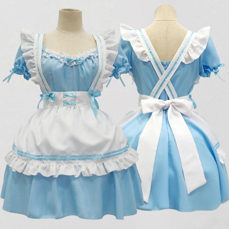 Costume da cameriera giapponese Miracle Nikki cosplay anime Lolita vestito taglie forti cameriera