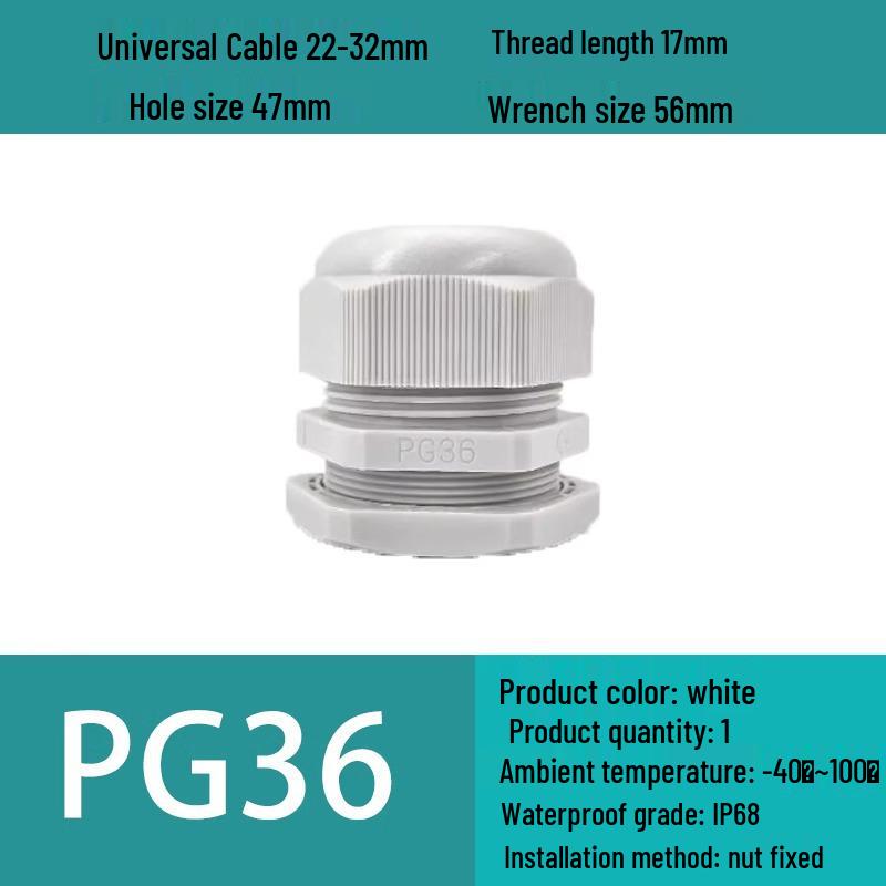 M Series Waterproof Nylon Cable Gland Connector