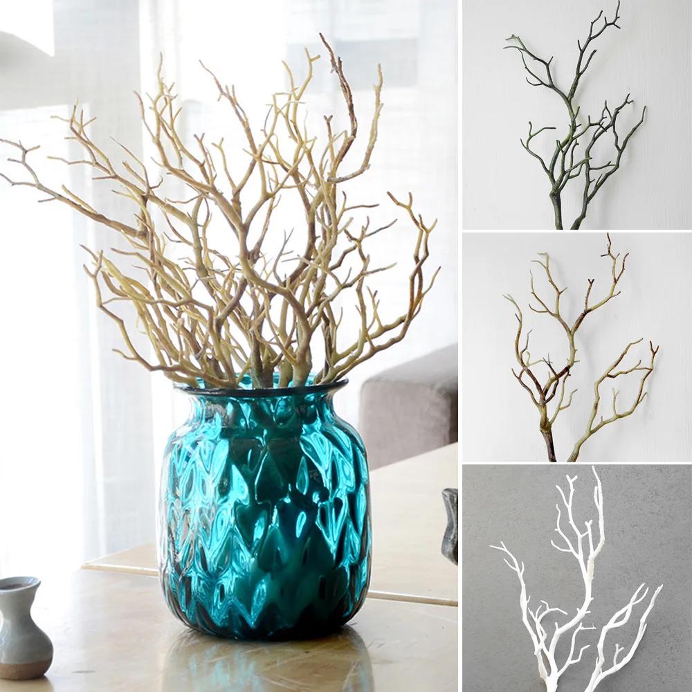3 Colors Tree Branch Branch Simulation Branch Art Artificial Beautiful Decor Decoration Dry Fake Foliage Indoor