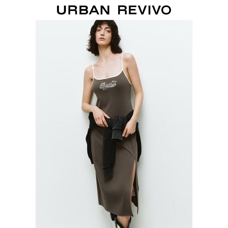 

UR American Retro Letter Slit Cami Dress L